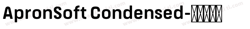 ApronSoft Condensed字体转换